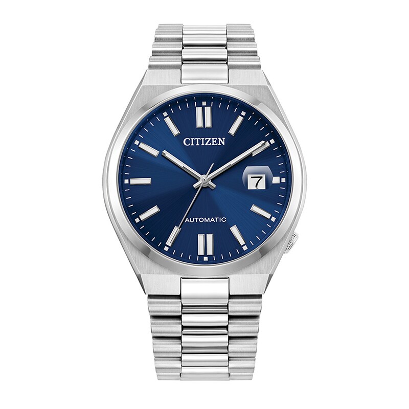 Main Image 1 of Previously Owned - Men's Citizen Tsuyosa Collection Automatic Watch with Blue Sunray Dial (Model: NJ0150-56L)