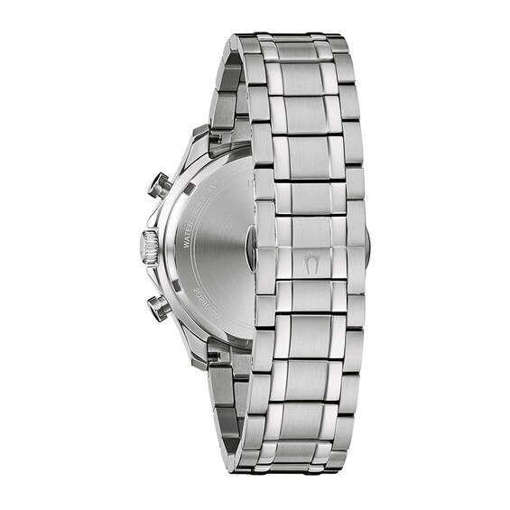 Previously Owned - Men's Bulova Classic 1/8 CT. T.w. Diamond Chronograph Watch with Black Dial (Model: 96J119)