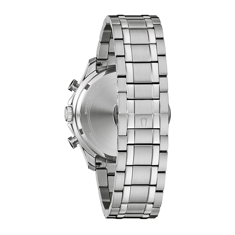 Main Image 2 of Previously Owned - Men's Bulova Classic 1/8 CT. T.W. Diamond Chronograph Watch with Black Dial (Model: 96J119)