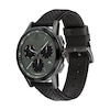 Thumbnail Image 2 of Previously Owned - Men’s Movado Museum® Sport Two-Tone PVD Chronograph Black Leather Strap Watch (Model: 0607896)