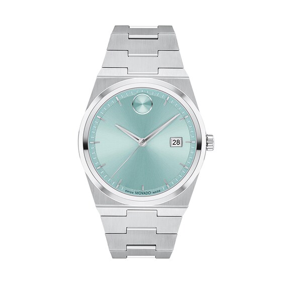 Previously Owned - Men’s Movado Bold® Quest Watch with Seafoam Blue Dial (Model: 3601243)