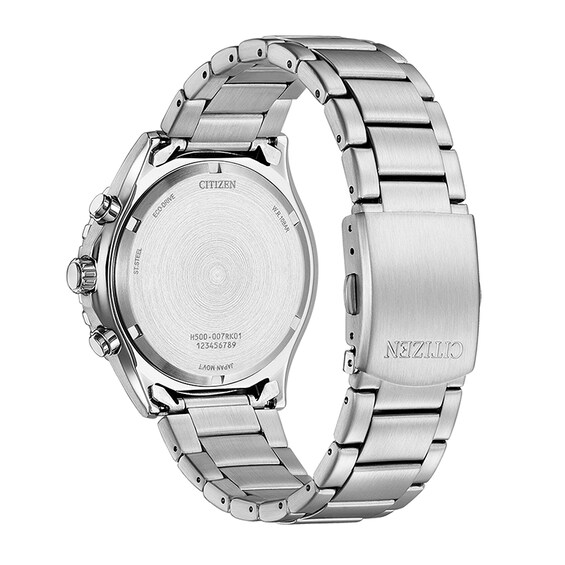 Previously Owned - Men’s Citizen Eco-Drive® Sporty-Aqua Chronograph Watch with Blue Dial (Model: At2560-84L)