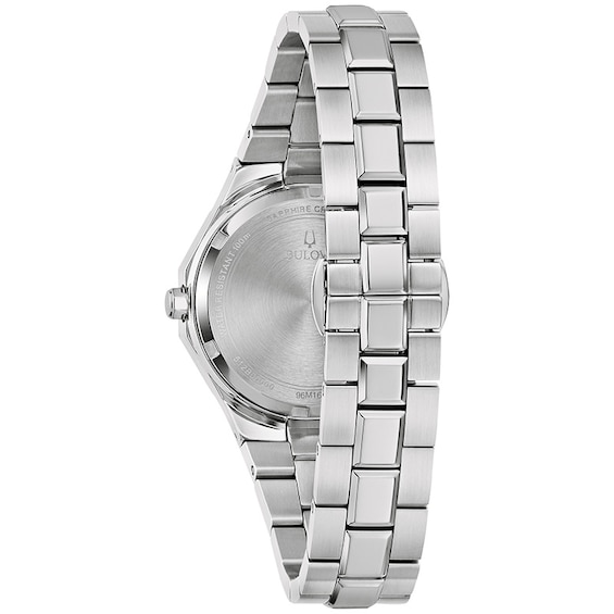 Previously Owned - Ladies' Bulova Classic Prestige Watch with Textured Purple Dial (Model: 96M168)