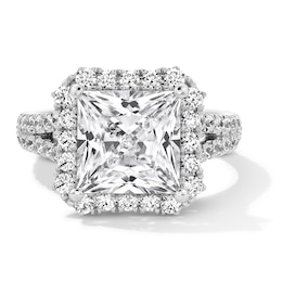 Previously Owned - Vera Wang Love Collection 5-1/5 CT. T.W. Princess-Cut Lab-Grown Diamond Ring in 14K White Gold
