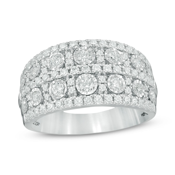 Previously Owned - 1 CT. T.w. Diamond Anniversary Band in 14K White Gold