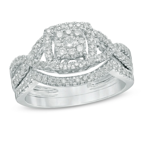 Previously Owned - 4 CT. Lab-Grown Diamond Solitaire Engagement Ring in 14K White Gold (F/Vs2)