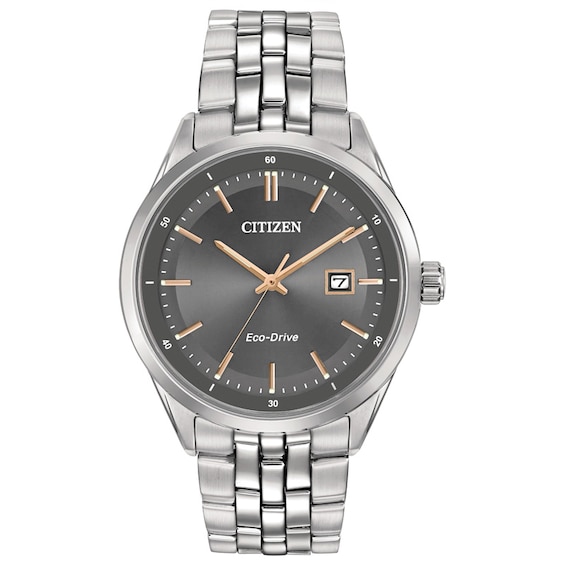 Previously Owned - Men's Citizen Eco-Drive® Sapphire Watch with Grey Dial (Model: Bm7251-53H)