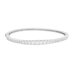 Previously Owned - 2 CT. T.W. Graduated Diamond Bangle in 10K White Gold