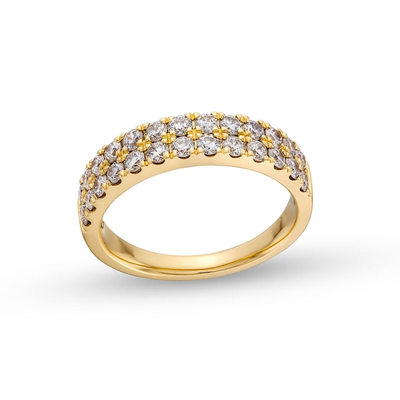 Previously Owned - 1 CT. T.w. Diamond Double-Row Anniversary Band in 14K Gold