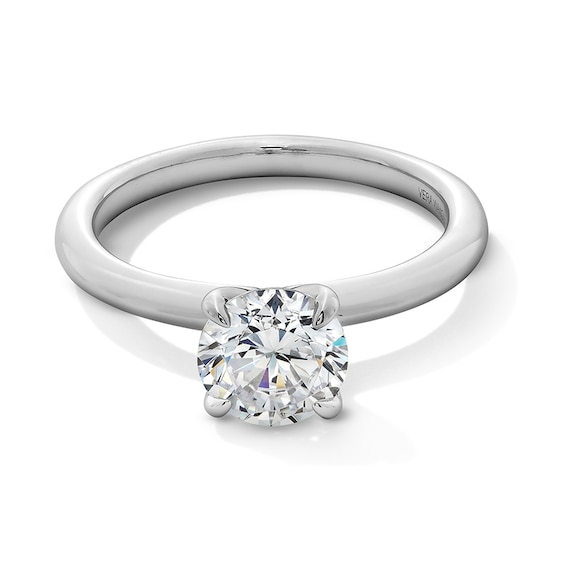 Previously Owned - Vera Wang Love Collection 1-1/2 CT. Diamond Solitaire Engagement Ring in 14K White Gold (I/Si2)