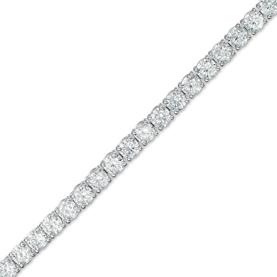 Previously Owned - 7 CT. T.W. Lab-Grown Diamond Tennis Bracelet in 14K White Gold (F/SI2) - 7.25"