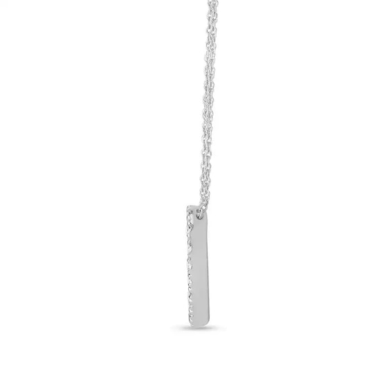 Previously Owned - 1/2 CT. T.w. Lab-Grown Diamond Heart Necklace in 14K White Gold (F/Si2)