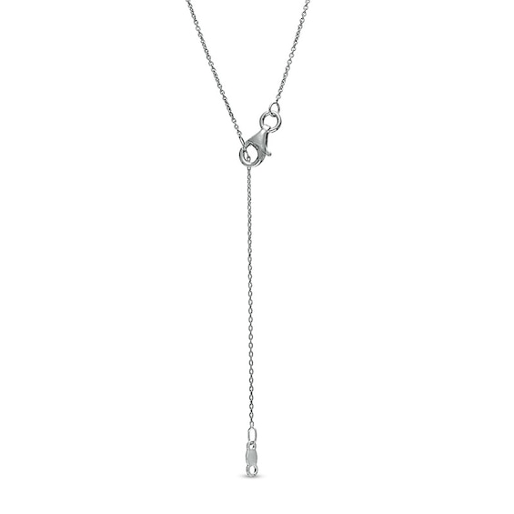 Previously Owned - 1 CT. Emerald-Cut Lab-Grown Diamond Solitaire Pendant in 14K White Gold (F/Si2)