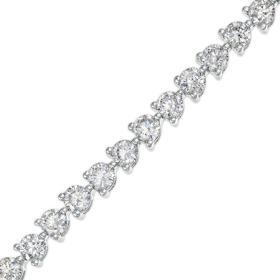 Previously Owned - 5 CT. T.w. Lab-Grown Diamond Tennis Bracelet in 14K White Gold (F/Si2) - 7.25"