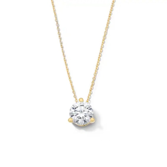 Previously Owned - 2 CT. T.w. Lab-Grown Diamond Solitaire Pendant in 14K Gold (F/Vs2)