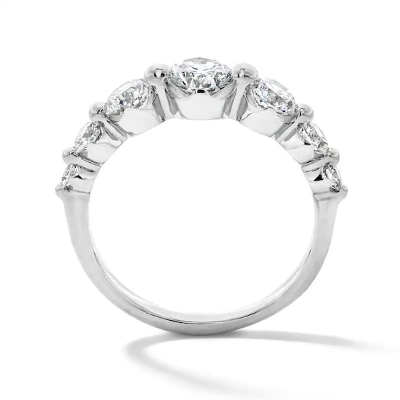 Previously Owned - 1-1/2 CT. T.w. Lab-Grown Diamond Seven-Stone Band in 10K White Gold (F/Vs2)
