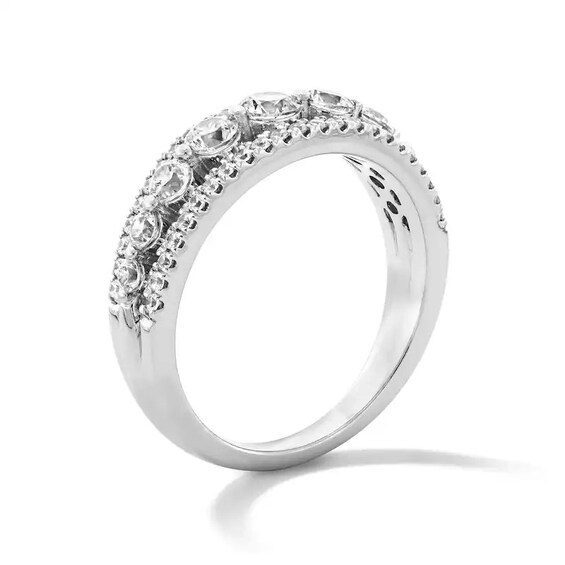 Previously Owned - 1 CT. T.w. Lab-Grown Diamond Fashion Band in Sterling Silver (F/Vs2)
