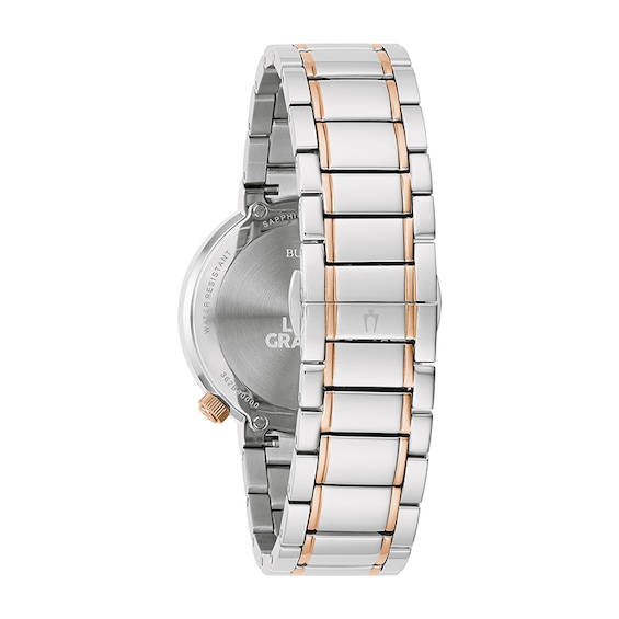 Previously Owned - Ladies' Bulova Special Edition Latin Grammy® Two-Tone Watch with Textured Dial (Model: 98L309)