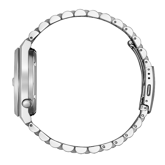 Previously Owned - Men's Citizen "Tsuyosa" Automatic Silvertone Bracelet Watch (Model: Nj0151-53X)