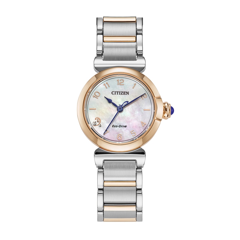 Main Image 1 of Previously Owned - Ladies’ Citizen Eco-Drive® L Mae Dress Classic Watch with Mother-of-Pearl Dial (Model: EM1136-87D)