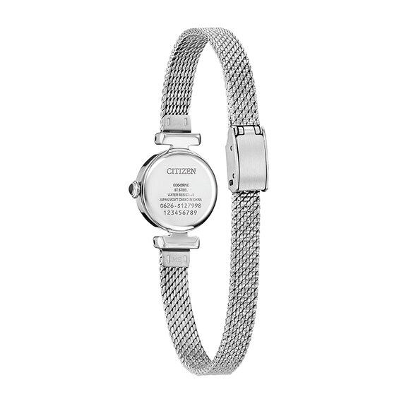 Previously Owned - Ladies' Citizen Fio Eco-Drive® Stainless Steel Watch with Light Blue Dial (Model: Eg7081-51L)