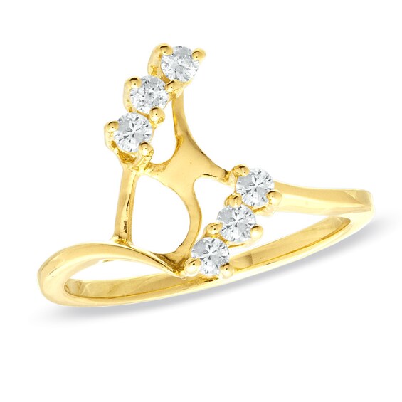 Previously Owned - 1 CT. T.w. Marquise Diamond Soldered Bridal Set in 14K Gold with Diamond Accents