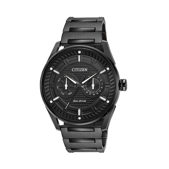 Previously Owned - Men's Drive from Citizen Eco-Drive® CTO Black IP Watch with Black Dial (Model: Bu4025-59E)