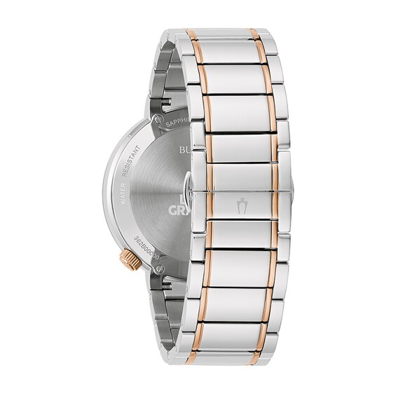 Previously Owned - Men's Bulova Special Edition Latin Grammy® Two-Tone Watch with Textured Dial (Model: 98A309)
