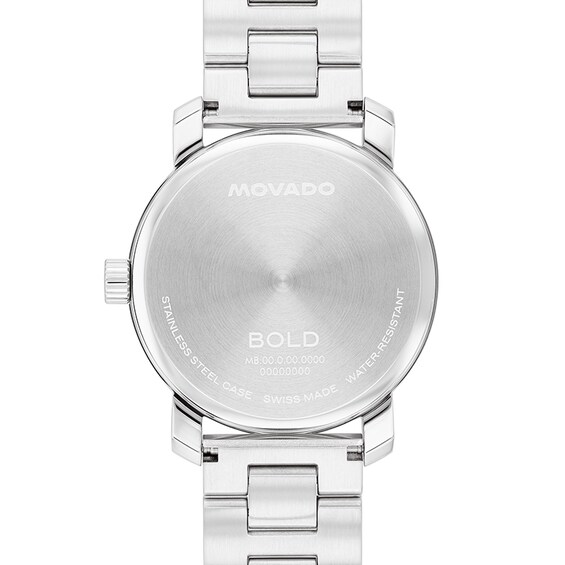 Previously Owned - Men's Movado Bold® Analog Watch with Green Dial and Stainless Steel Bracelet (Model: 3601308)