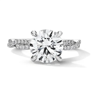 Previously Owned - 3-1/3 CT.T.W. Lab-Grown Diamond Engagement Ring in 14K White Gold (F/VS2)