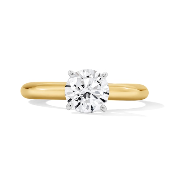 Previously Owned - 1 CT. Lab-Grown Diamond Solitaire Engagement Ring in 14K Gold (F/Vs2)
