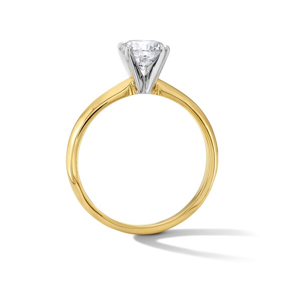 Previously Owned - 1 CT. Lab-Grown Diamond Solitaire Engagement Ring in 14K Gold (F/Vs2)