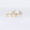Thumbnail Image 5 of 2 CT. T.W. Quad Princess-Cut Diamond Bridal Set in 14K Gold