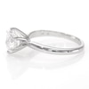 Thumbnail Image 8 of 2 CT. Certified Diamond Solitaire Six Prong Engagement Ring in 14K White Gold (I/I2)