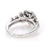 Thumbnail Image 5 of Vera Wang Love Collection 1 CT. T.W. Pear-Shaped Diamond Frame Engagement Ring in 14K White Gold