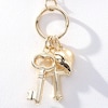 Thumbnail Image 3 of Heart, Cross and Key Charm Pendant in 10K Gold