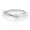 Thumbnail Image 6 of 1/3 CT. Diamond Solitaire Engagement Ring in 14K White Gold (I/I2)