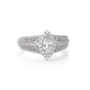 Thumbnail Image 4 of Enchanted Disney Pocahontas 1-1/2 CT. T.W. Marquise Diamond Frame Vintage-Style Engagement Ring in 14K White Gold
