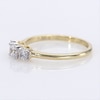 Thumbnail Image 7 of 1/2 CT. T.W. Diamond Three Stone Engagement Ring in 10K Gold