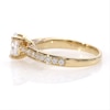 Thumbnail Image 5 of 1-1/2 CT. T.W. Oval Diamond Pavé Engagement Ring in 14K Gold