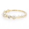 Thumbnail Image 4 of 1/15 CT. T.W. Diamond Three Stone Beaded Band in 10K Gold
