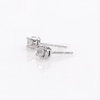 Thumbnail Image 5 of 1/6 CT. T.W. Diamond Solitaire Stud Earrings in Sterling Silver