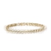 Thumbnail Image 4 of 5.0mm Diamond-Cut "V"-Link Chain Vintage-Style Bracelet in 14K Gold - 7"