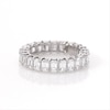Thumbnail Image 5 of 4 CT. T.W. Emerald-Cut Diamond Eternity Band in Platinum (I/VS2)