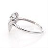Thumbnail Image 4 of 1/20 CT. T.W. Diamond Double Heart Ring in Sterling Silver
