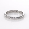Thumbnail Image 5 of 1/5 CT. T.W. Diamond Scattered Wedding Band in Platinum