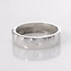 Thumbnail Image 5 of 1/5 CT. T.W. Diamond Vertical Two Stone Wedding Band in Platinum