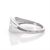 Thumbnail Image 5 of 1/6 CT. T.W. Composite Diamond Cushion Signet Ring in 10K White Gold