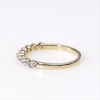 Thumbnail Image 5 of 3/8 CT. T.W. Diamond Nine Stone Anniversary Band in 10K Gold