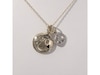Thumbnail Image 4 of 1/10 CT. T.W. Diamond Peace Sign, Heart, and Smiley Face Charm Pendant in 10K Gold